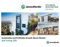 James Hardie 2019 North America Investor Presentations