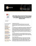 Roth Capital acted as Exclusive Financial Advisor to Texas Mineral Resources Corp. (OTCQB:TMRC) on its agreed merger with USA Rare Earth, Inc. (Nasdaq:USAR)