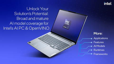 More than 500 AI Models Run Optimized on Intel Core Ultra Processors