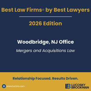 Lucosky Brookman LLP Recognized in Best Law Firms® 2026 for Excellence in Mergers & Acquisitions Law