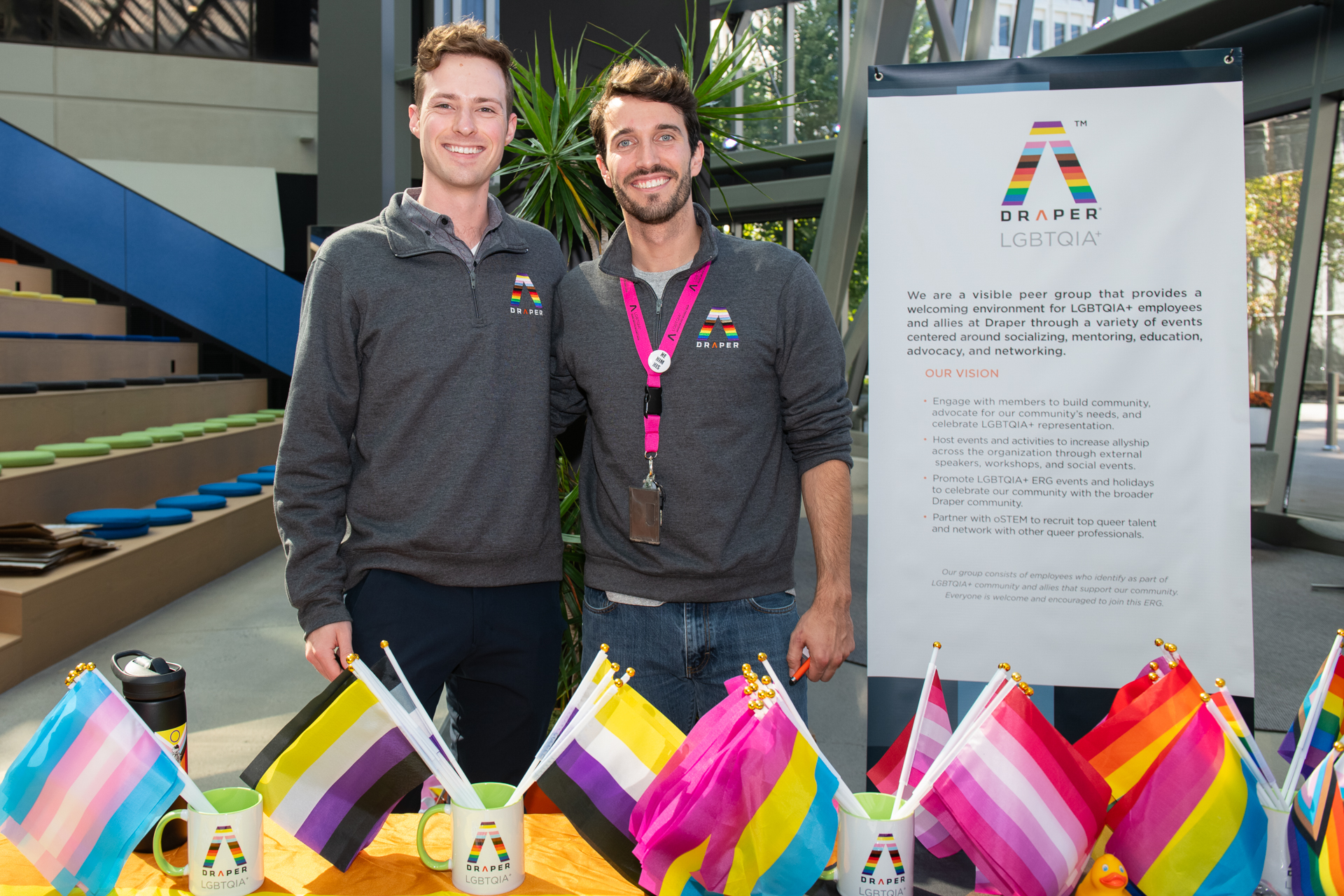 LGBTQIA+ co-leads at the 2024 ERG Fair 