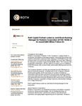 Roth Capital Partners acted as Joint Book-Running Manager for Redwire Corporation (NYSE: RDW) in its recent $260 Million Follow-On