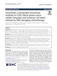 Springer Nature: Leronlimab, a humanized monoclonal antibody to CCR5, blocks breast cancer cellular metastasis and enhances cell death induced by DNA damaging chemotherapy