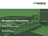 Management Presentation - January 2022