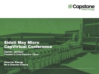 Sidoti May Micro CapVirtual Conference