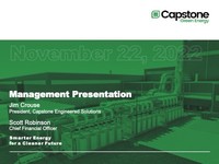 Management Presentation - November 2022