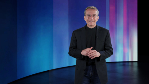 Pat Gelsinger, Intel chief executive officer, speaks during Intel's Edge of Wonderful event broadcast on June 21, 2021. Intel's virtual event before the opening of Mobile World Congress 2021 looks at the company's foundational role in unleashing the possibilities of 5G, building out the edge and enabling tomorrow’s artificial intelligence. (Credit: Intel Corporation)