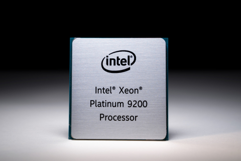 The Xeon Scalable Platinum 9200 processor is designed for high-performance computing, advanced analytics, artificial intelligence and high-density infrastructures. The new Intel Xeon Platinum 9200 processors feature up to 56 cores and 12 memory channels. Intel Corporation on April 2, 2019, introduced a portfolio of data-centric tools to help its customers extract more value from their data. (Credit: Intel Corporation)