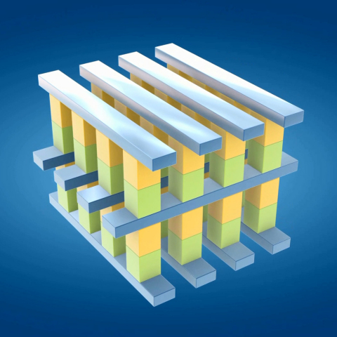 Intel and Micron invented unique material compounds and a cross point architecture for a memory technology that is 10 times denser than conventional memory. (Photo: Business Wire)