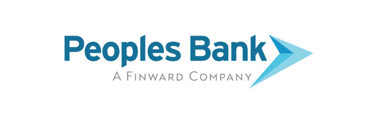 Logo for Peoples Bank, a subsidiary of Finward Bancorp.