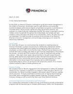 Letter to Stockholders