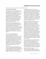 Environmental, Social and Governance (ESG) Matters