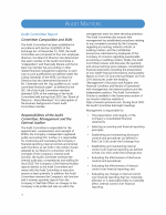 Audit Committee Report
